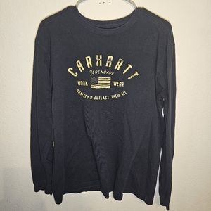 Carhartt long sleeve t shirt, large, relaxed fit